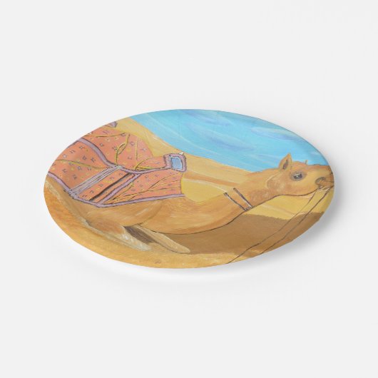 Een Camel Paper bord (Gekanteld)