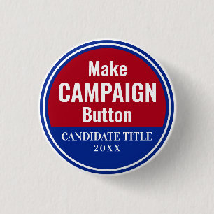 Een Campagne-Button maken Ronde Button 3,2 Cm