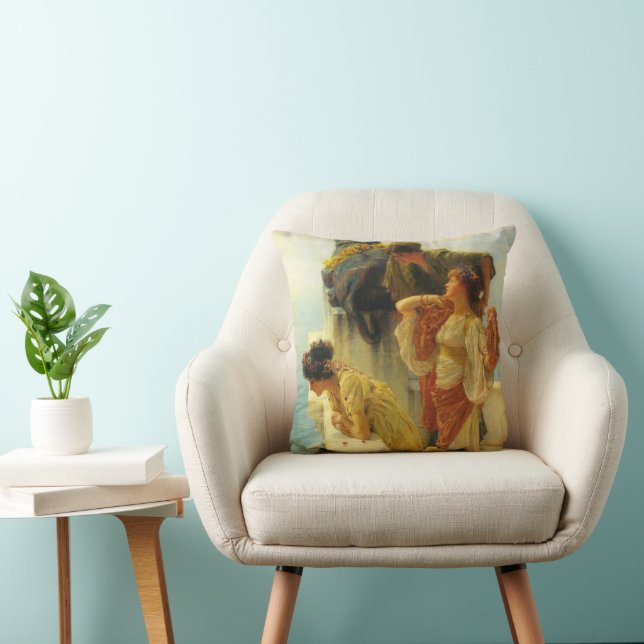 Een campagne van Sir Lawrence Alma-Tadema Kussen (Stoel)