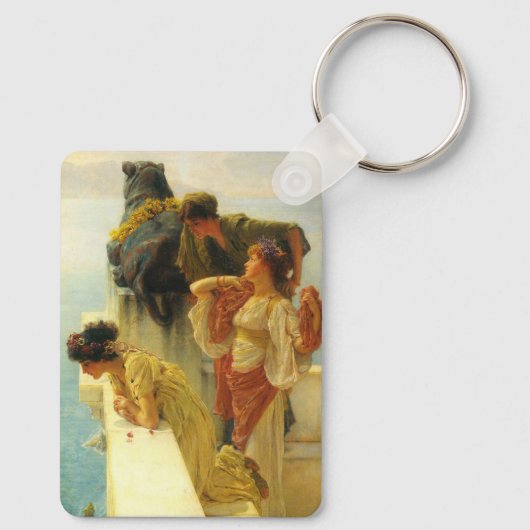 Een campagne van Sir Lawrence Alma-Tadema Sleutelhanger (Achterkant)