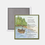 Een campinglijst om te overwegen magneet (Voorkant / Achterkant)