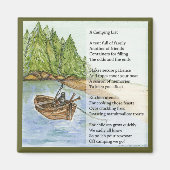 Een campinglijst om te overwegen magneet (Voorkant)