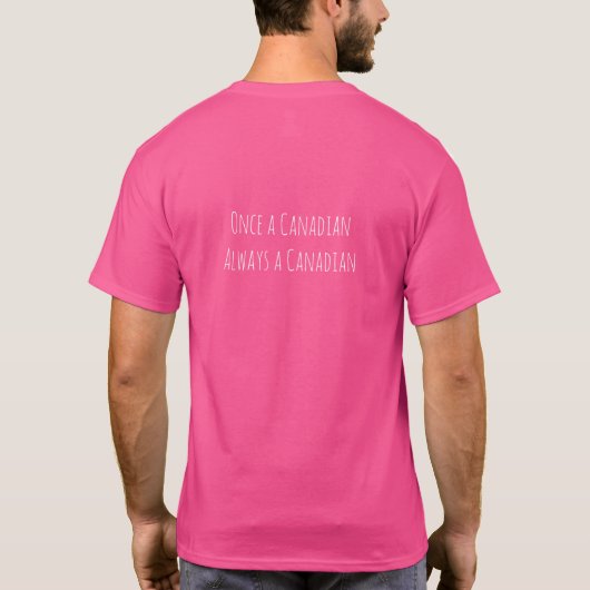 Een Canadees is altijd een Canadees T-shirt (Achterkant)