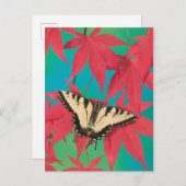 Een Canadese tijger Swallowtail Butterfly Briefkaart (Voorkant / Achterkant)