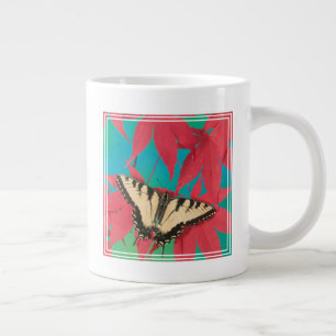 Een Canadese tijgerzwaluwstaartvlinder Grote Koffiekop