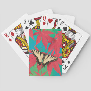 Een Canadese tijgerzwaluwstaartvlinder Pokerkaarten