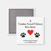 Een Canine Good Citizen woont hier in Magnet (Voorkant / Achterkant)