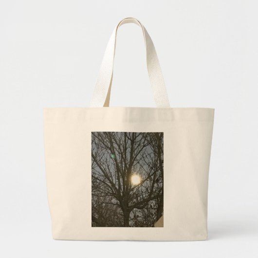 Een Canvas tas met een life capture afbeelding. (Voorkant)