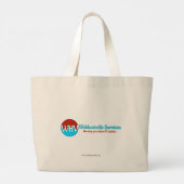 Een canvas tas voor je boodschappen (Achterkant)