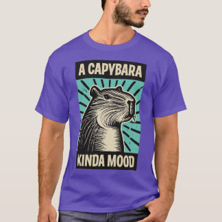 Een capibara soort stemming t-shirt