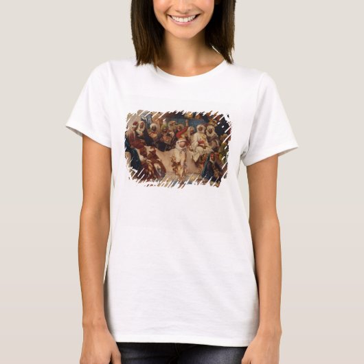 Een captive Publiek, 1883 (olie op canvas) T-shirt (Voorkant)