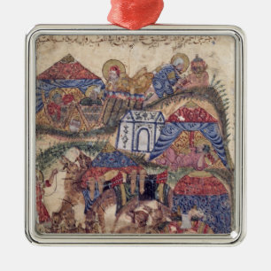 Een Caravan Stop, van 'The Maqamat' door Metalen Ornament