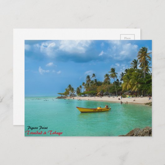 Een Caribische paradijs Briefkaart (Voorkant / Achterkant)