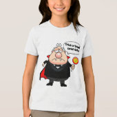 Een Cartoon gekleed in een vampierkostuum T-shirt (Voorkant)