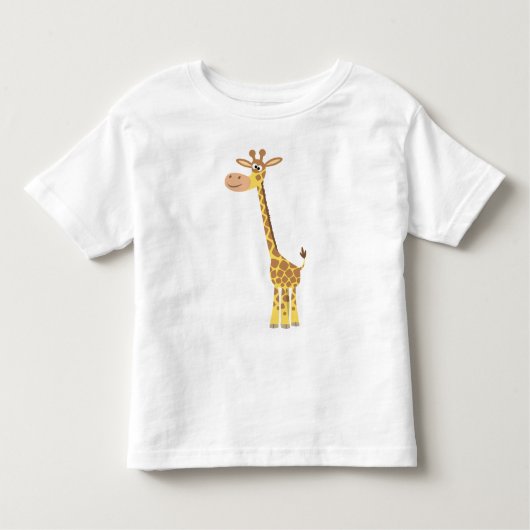 Een cartoon giraffe Children T-shirt (Voorkant)