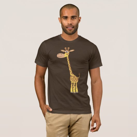 Een cartoon giraffe T-shirt (Voorkant volledig)