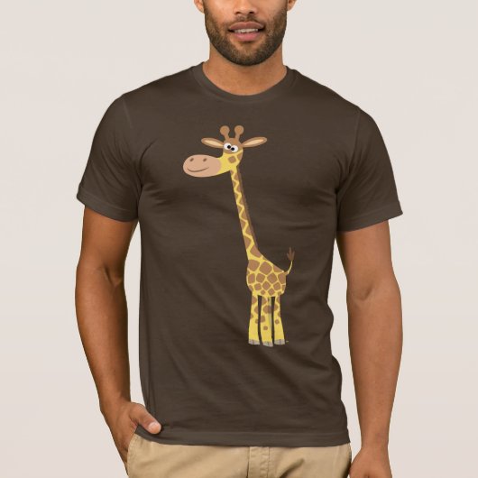 Een cartoon giraffe T-shirt (Voorkant)