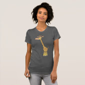 Een cartoon giraffe Vrouwen T-shirt (Voorkant volledig)