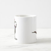 Een Cartoon Iguanodon klerk. Koffiemok (Center)