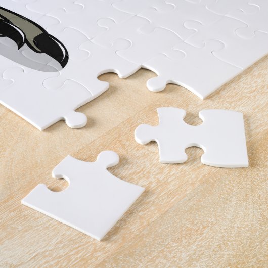 Een Cartoon Iguanodon klerk. Legpuzzel (Zijkant)