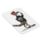 Een Cartoon Iguanodon klerk. Magneet (Rechterzijde)