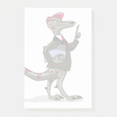 Een Cartoon Iguanodon klerk. Post-it® Notes (Voorkant)