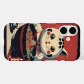 Een cartoon Maneki-Neko Cat Case-Mate iPhone Case (Achterkant (horizontaal))