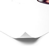 Een Cartoon olifant no 21 Glanzend Poster (Hoek)