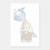 Een Cartoon parasaurolophus verkleed als een zombi Post-it® Notes (Voorkant)