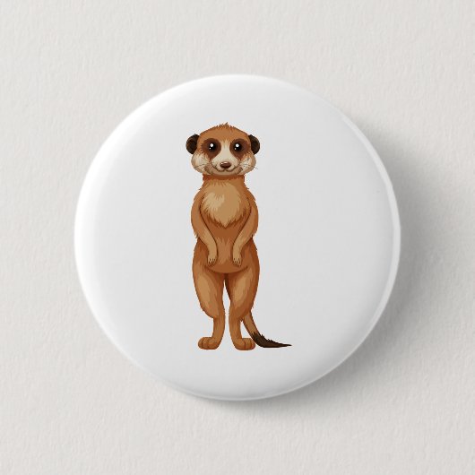Een cartoon ronde button 5,7 cm (Voorkant)