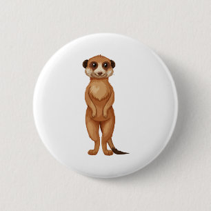 Een cartoon ronde button 5,7 cm