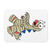 Een Cartoon Stegosaurus verkleedde zich als een mu Magneet (Horizontaal)