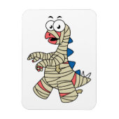 Een Cartoon Stegosaurus verkleedde zich als een mu Magneet (Verticaal)