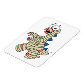 Een Cartoon Stegosaurus verkleedde zich als een mu Magneet (Linkerzijde)