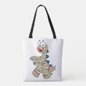 Een Cartoon Stegosaurus verkleedde zich als een mu Tote Bag (Achterkant)
