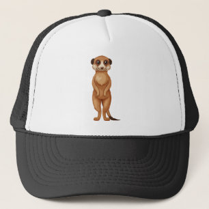 Een cartoon trucker pet