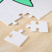 Een Cartoon Tyrannosaurus Rex Caveman. Legpuzzel (Zijkant)