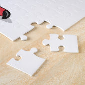 Een Cartoon Tyrannosaurus Rex verkleed als Napoleo Legpuzzel (Zijkant)