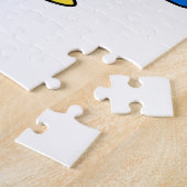 Een Cartoon van een Fairysaur dinosaurus. Legpuzzel (Zijkant)