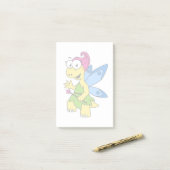 Een Cartoon van een Fairysaur dinosaurus. Post-it® Notes (Op bureau)