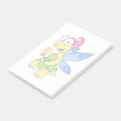 Een Cartoon van een Fairysaur dinosaurus. Post-it® Notes (Schuin)