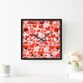 Een cascade van de liefde - het Patroon van het ha Vierkante Klok (Huis)