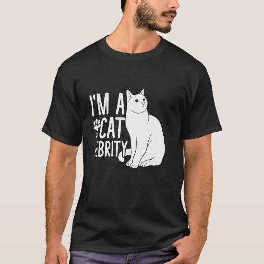 een Catlebrity kattenmoeder T-shirt (Voorkant)