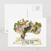 Een caucus race en een lang verhaal briefkaart (Voorkant / Achterkant)