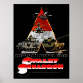 Een Cav Squadron retro film gestileerd poster (Voorkant)