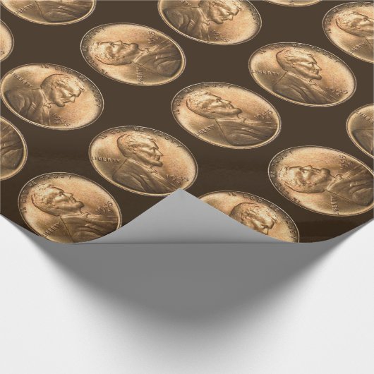 Eén cent omlooppapier cadeaupapier (Hoek)