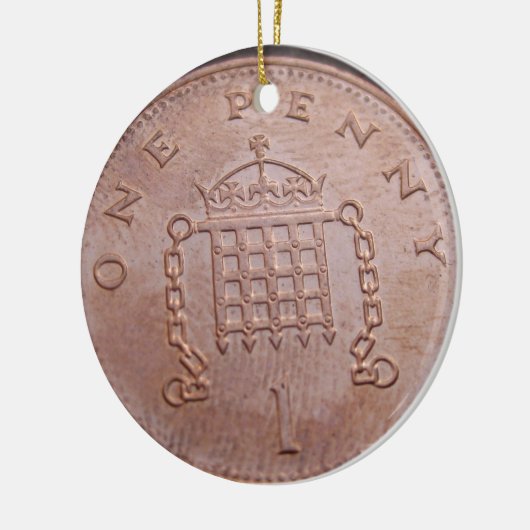 één cent ornament (Links)