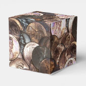 Één cent penny spread achtergrond bedankdoosjes (Achterkant)
