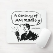 Een centrum van de radio-omroep AM Muismat (Met muis)