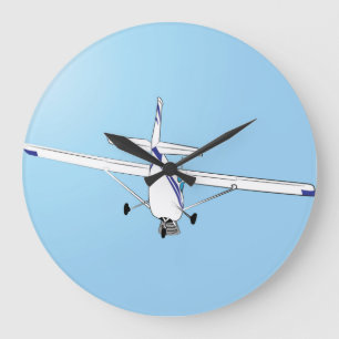 Een Cessna in vlucht Grote Klok